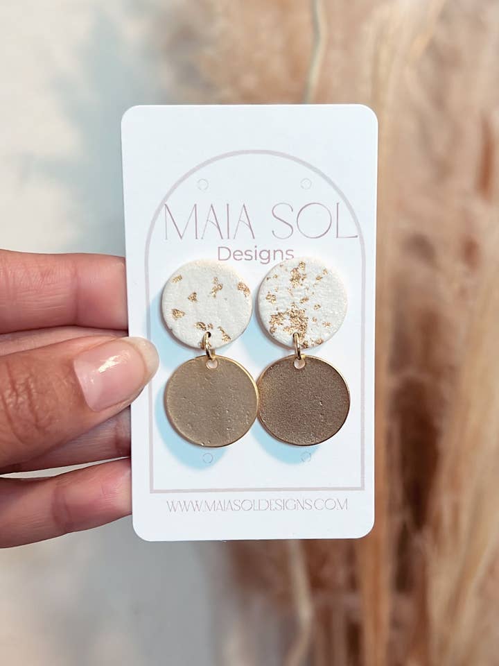 Double Dangle Earrings for wholesale by Maia Sol Designs
