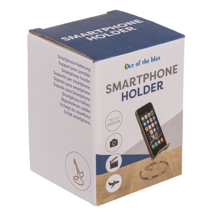 Out of the blue KG - Wholesale Phone/Tablet Stand - Phone holder, Gold, approx. 10 x 8 cm,2