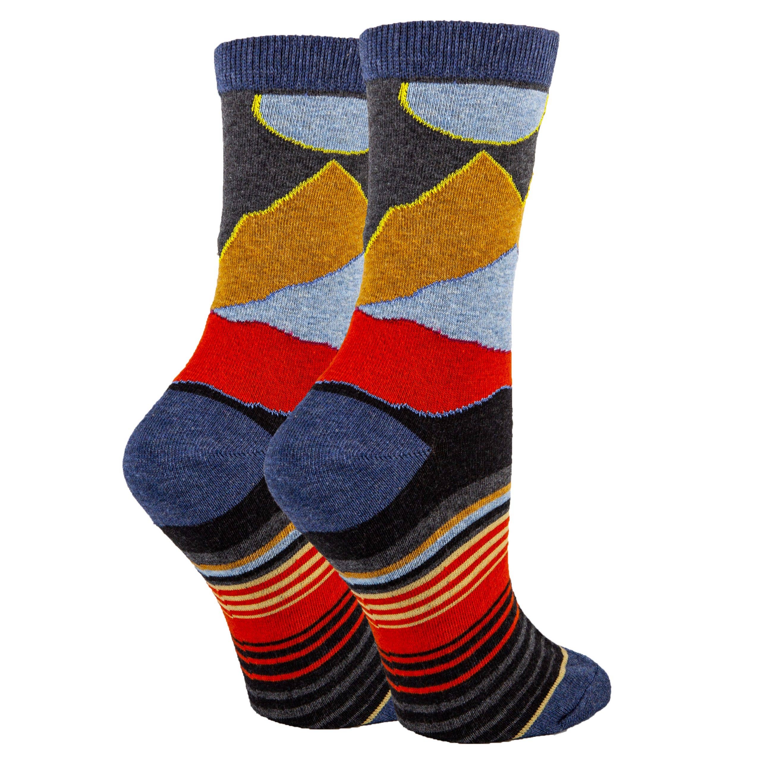 Oooh Yeah/Sock It Up/Oooh Geez Slippers - Wholesale Socks - Women's - Midnight Sky's | Women's Premium Cotton Crew Dress Socks1