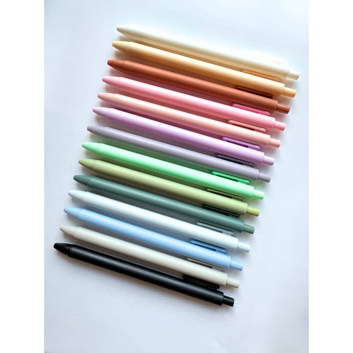 Bolígrafos individuales de gel negro estilo macaron - varios colores y otras tendencias de Resultados para lápices personalizados al por mayor. Devoluciones gratuitas y condiciones de pago a 60 días en Faire en Faire.