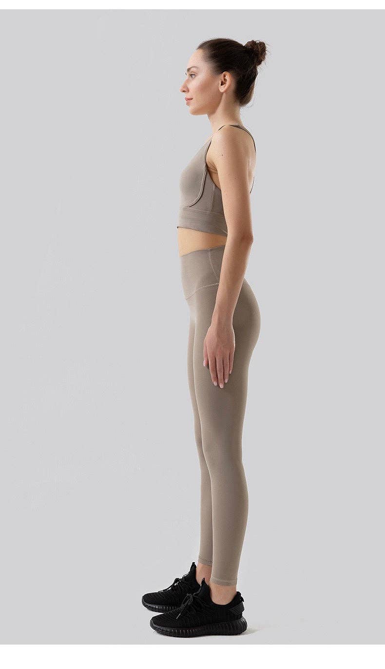 Belsize Activewear - Vendita all'ingrosso Completo sportivo - Donna - Set leggings e reggiseno sportivo ultra morbidi: il massimo comfort1