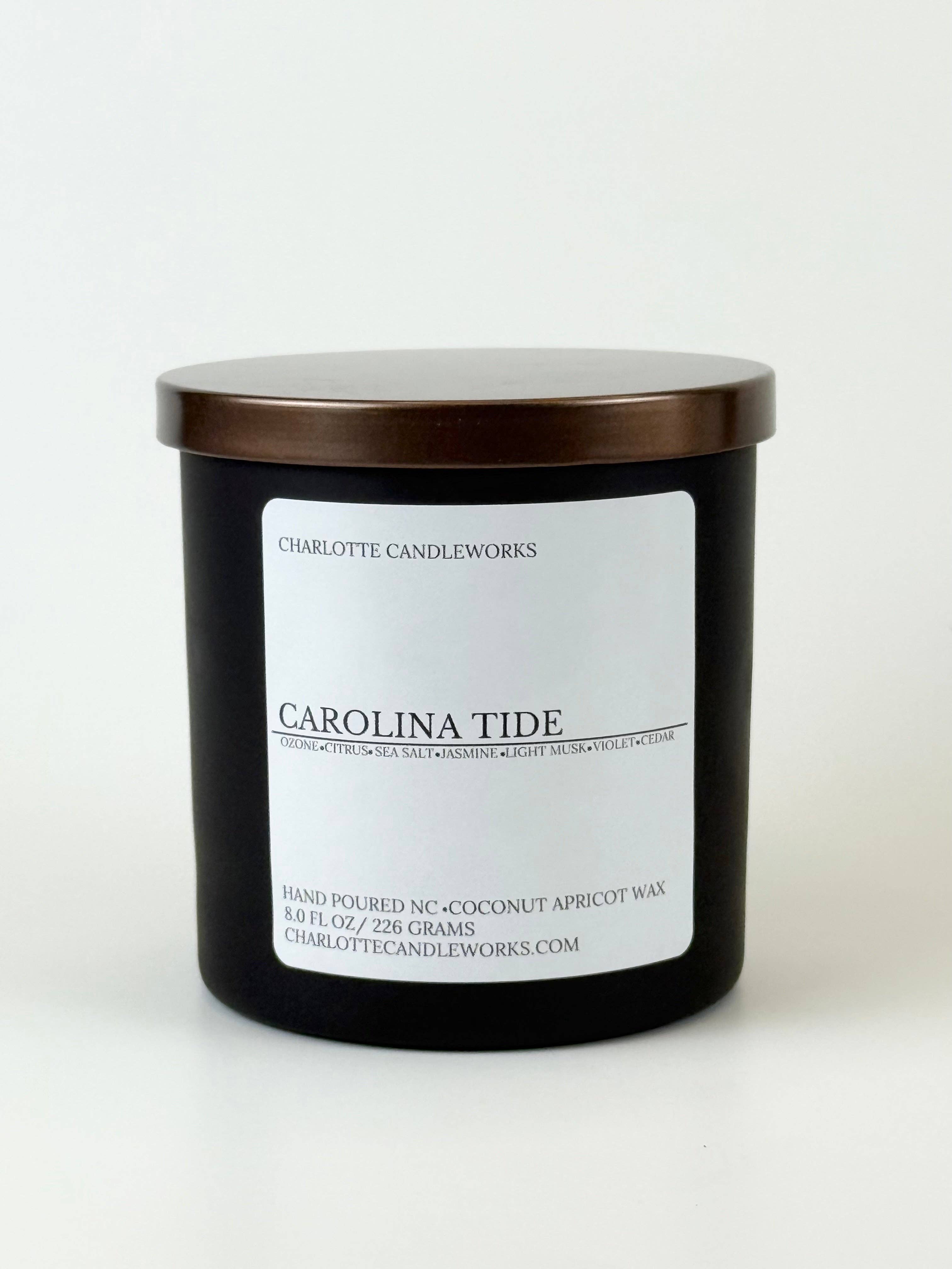 Charlotte Candleworks - Wholesale Jar/Filled Candle - 8 oz Candle - Carolina Tide