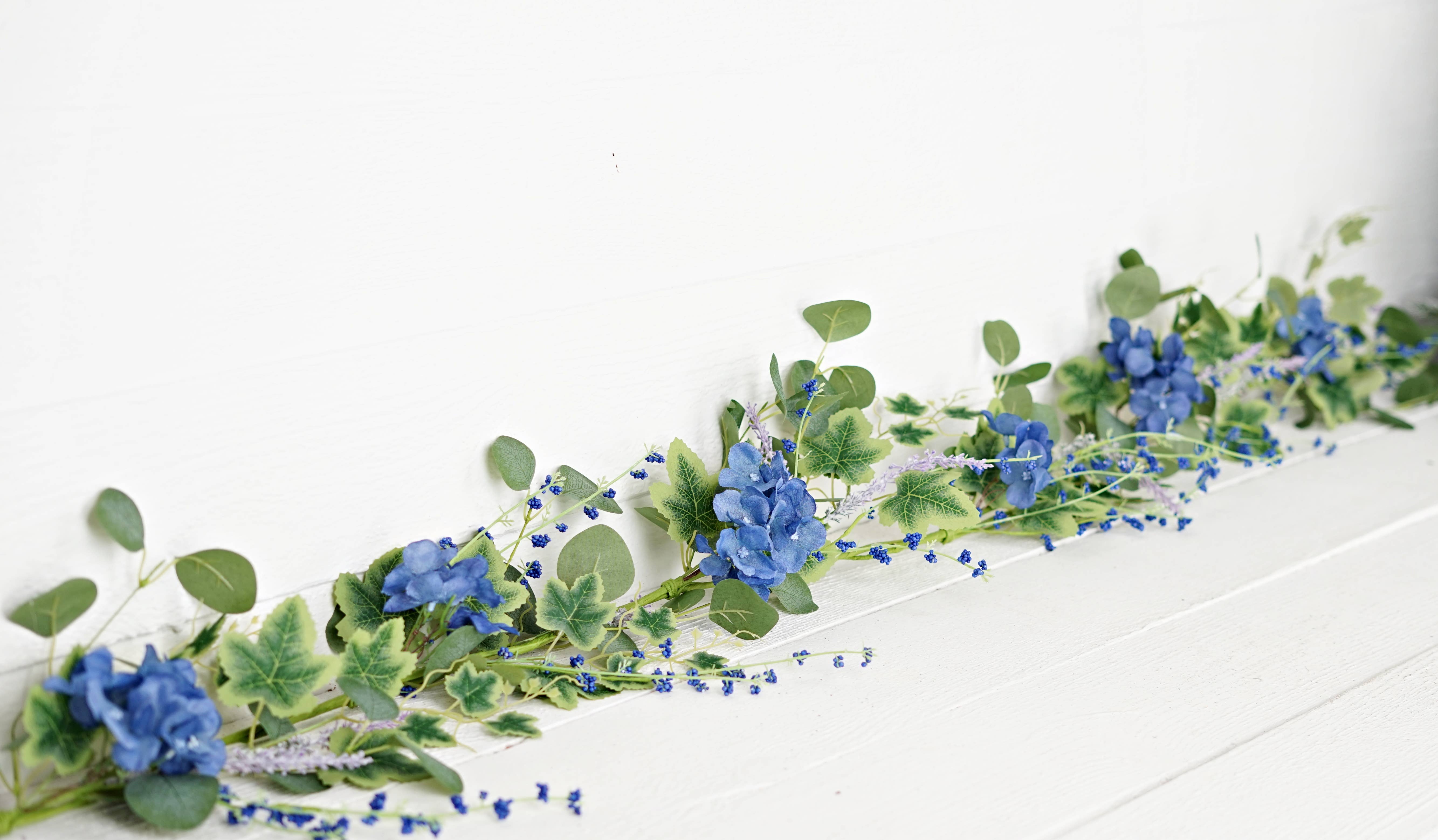 Wholesale 35621-4ft Garland-Blue Hydrangea Garden for your