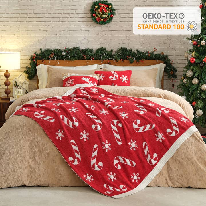 DreamValley - Wholesale Throw Blanket - SS Christmas Throw Blanket Soft Knit Bed Blanket 50x60"8