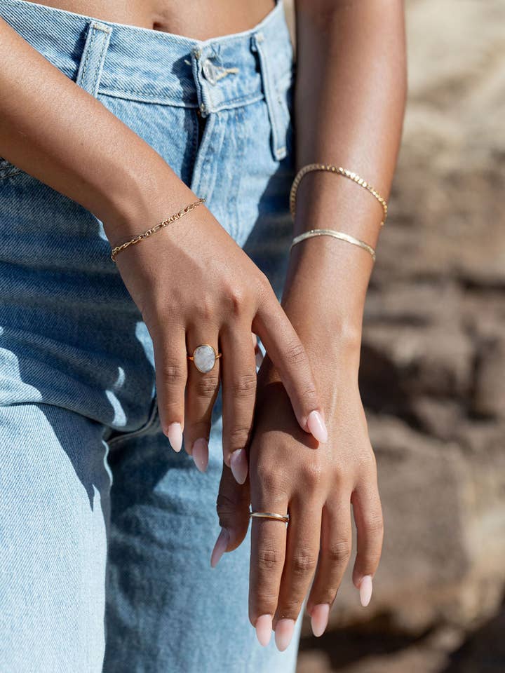 Gold Filled Figucci Chain Bracelet for wholesale by Ke Aloha Jewelry