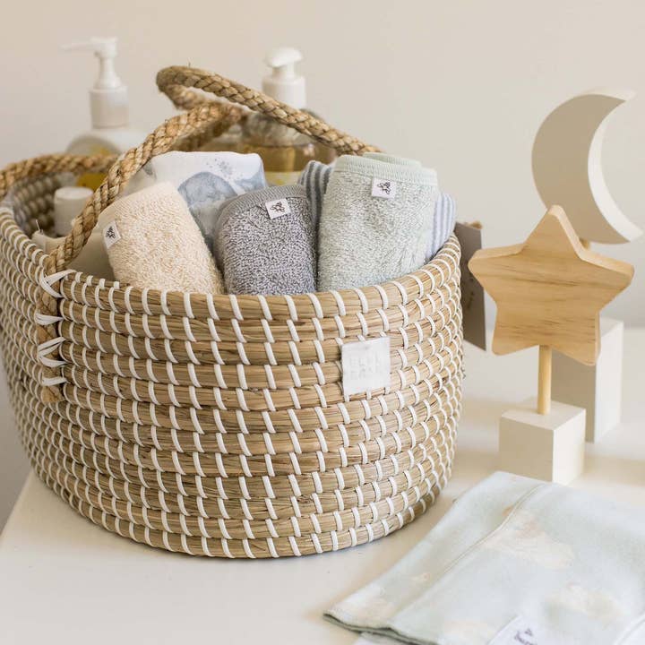 Organic Cotton Woven Terry Solid Washcloths 3 Pack - Quarry
for wholesale on Faire2