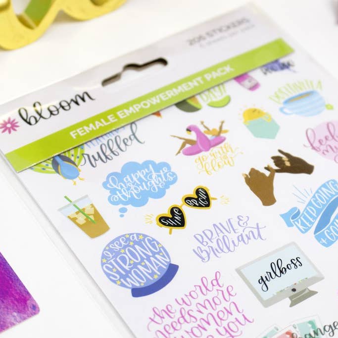 bloom daily planners - Wholesale Sticker - Planner Sticker Pack, Female Empowerment