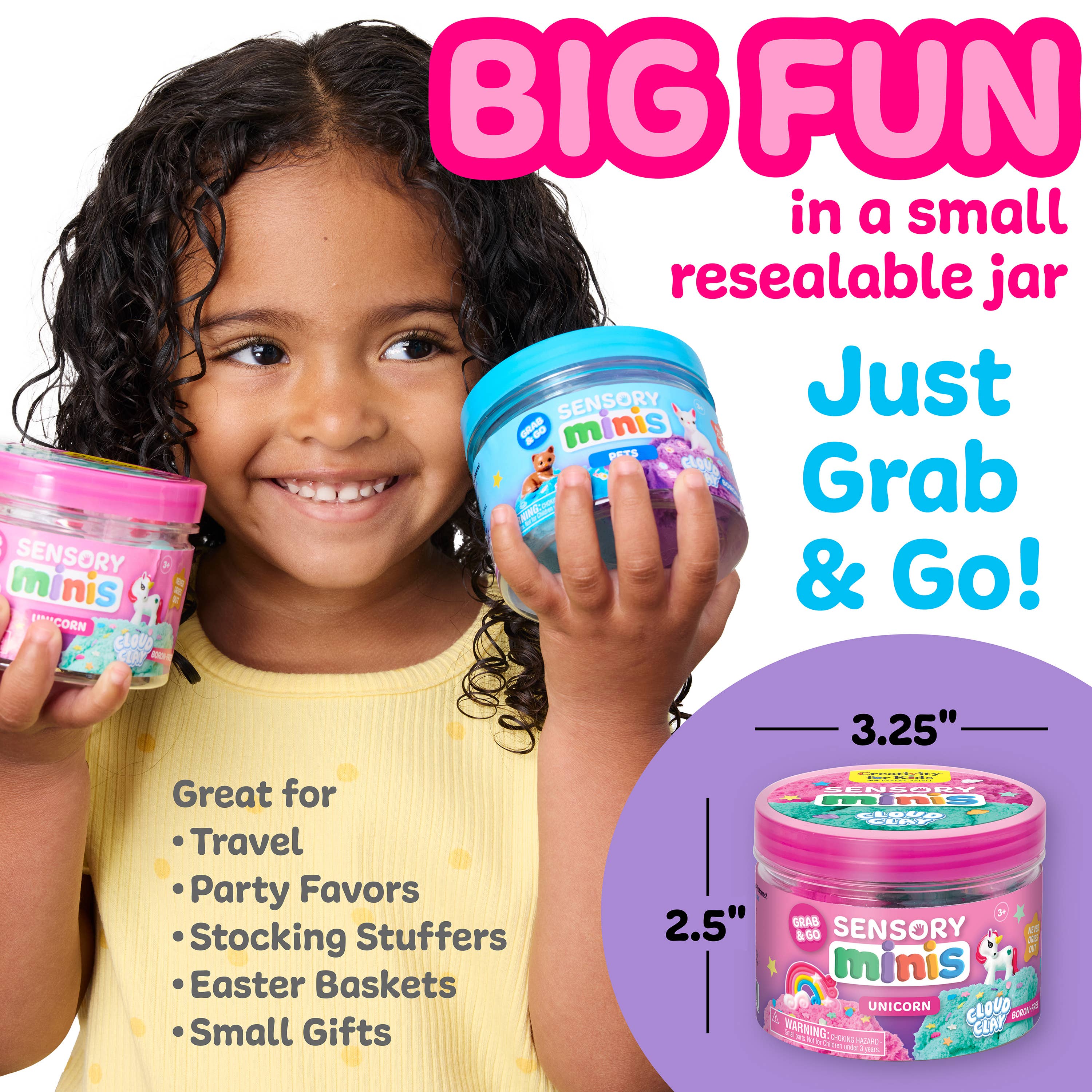 Faber-Castell / Creativity for Kids - Wholesale Putty/Slime - Kids - Sensory Mini Play Kit Jar with Cloud Clay: Unicorn Theme5