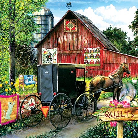 5114 Amish Quilt Sale 1000 pc Puzzle for wholesale by SunsOut