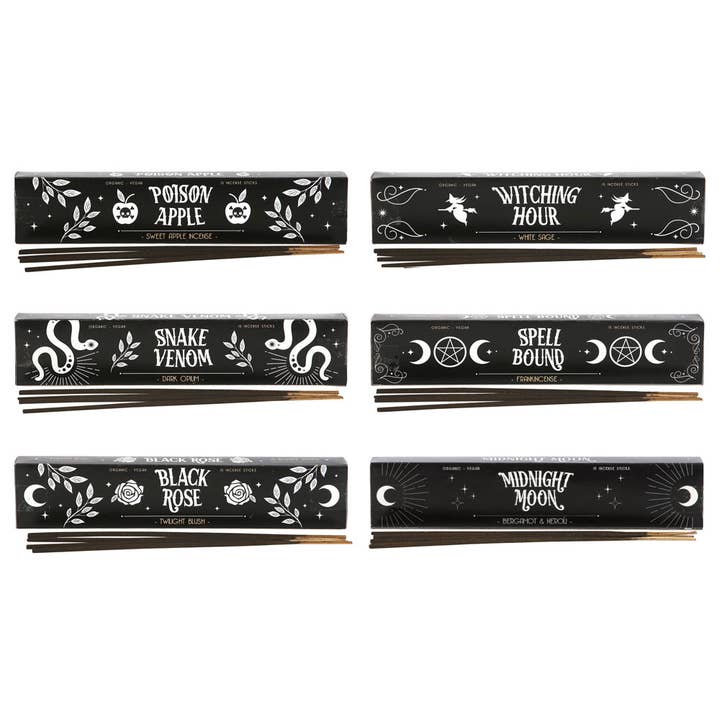 Something Different Wholesale - Vente Encens - Ensemble de 6 bâtonnets d'encens gothiques 'Rituels de Minuit'3