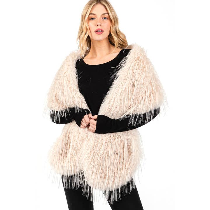 Artini Accessories – Wrap - Mulher por atacado – Xale Iconic Pull Through de Pele Faux1