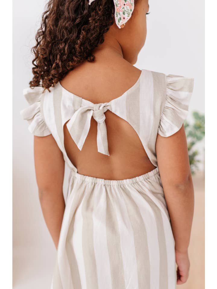 Made By Molly - Wholesale Dress - Kids - Costal Stripes | Tie Back DRESS