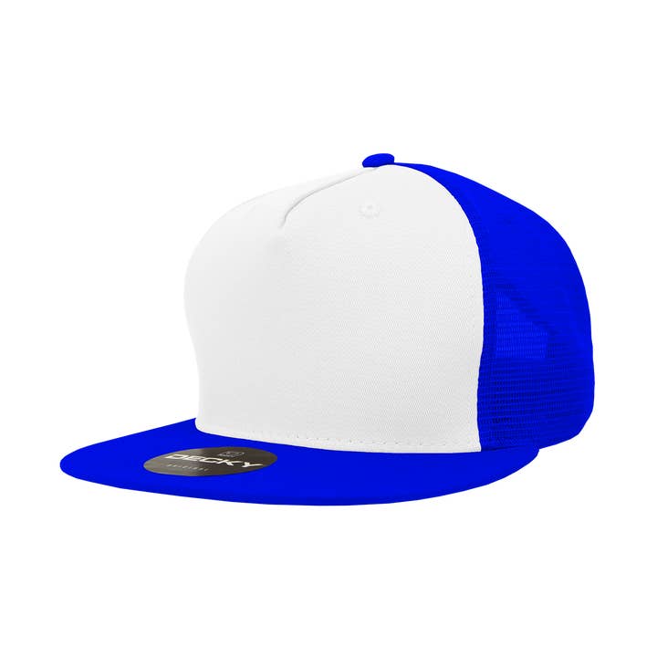 The Park Wholesale - Wholesale Trucker Hat - Unisex - Decky 1040 - Blank 5 Panel Trucker Snapback Hats - 1040