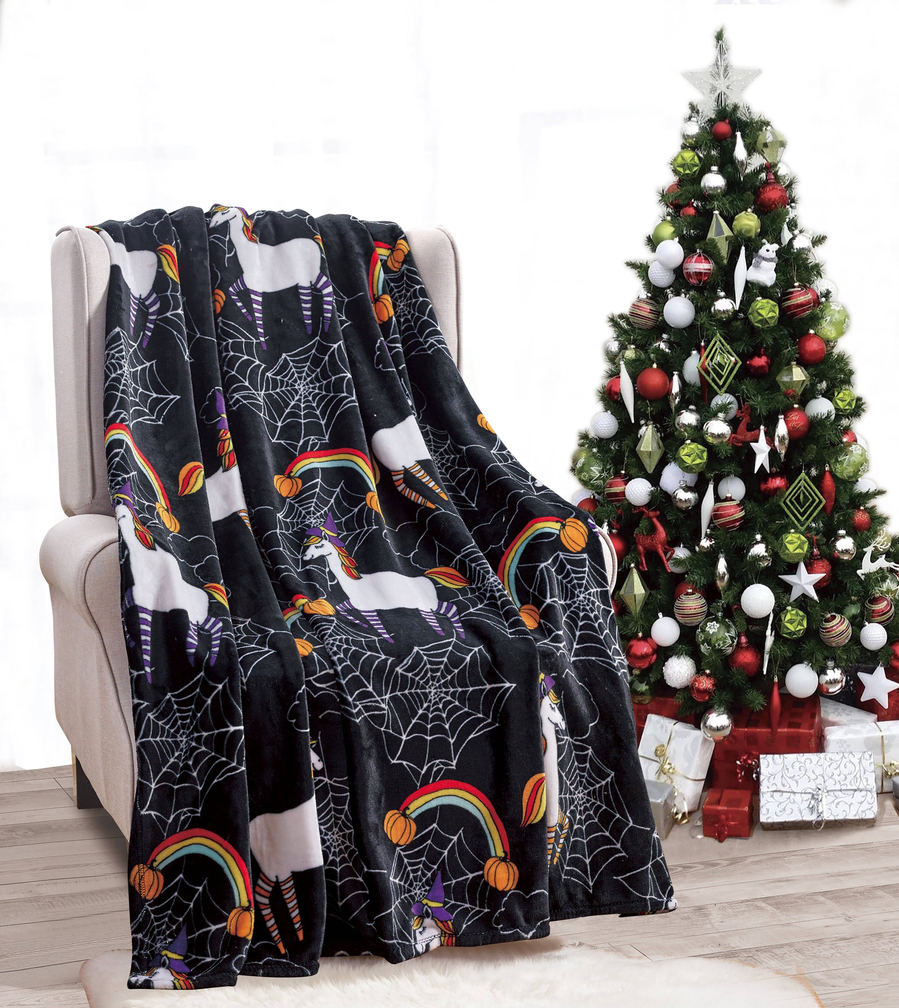 Infinite Basics - Wholesale Throw Blanket - Christmas Blanket Cozy Festive Holiday Throw Blanket 50" x 60"48