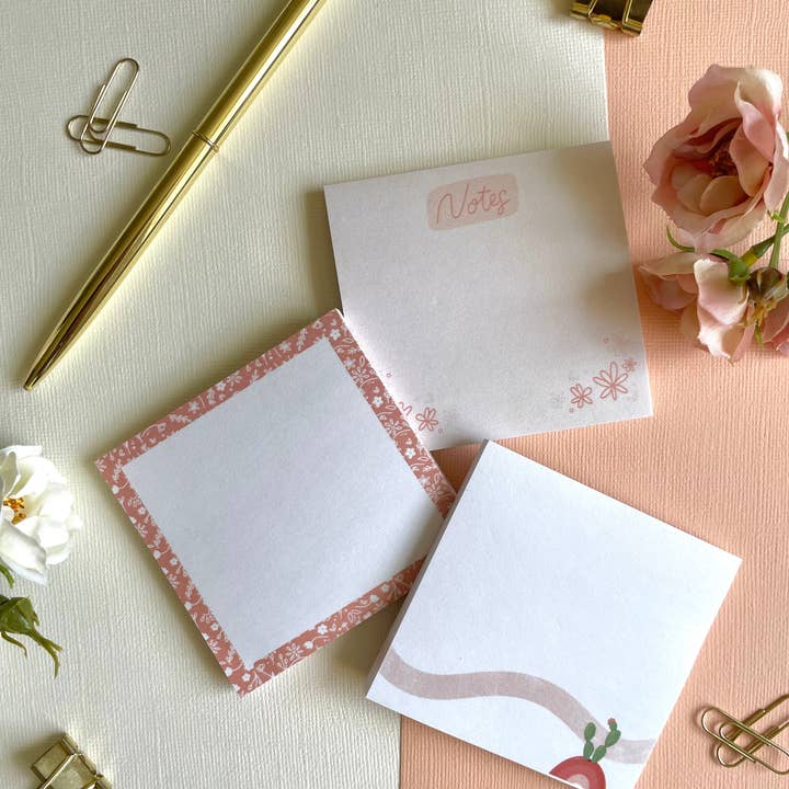 Plant Lover Sticky Notes Set for wholesale by jsmith design co.