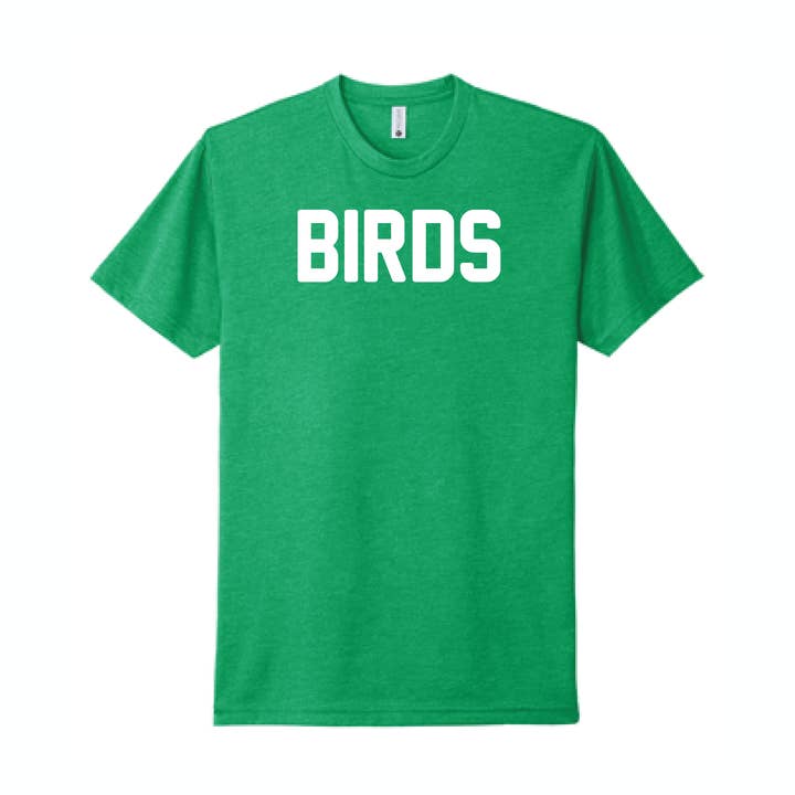 Cotton Mule - Wholesale Screen Printed T-Shirt - Unisex - BIRDS Adult Unisex T-Shirts1