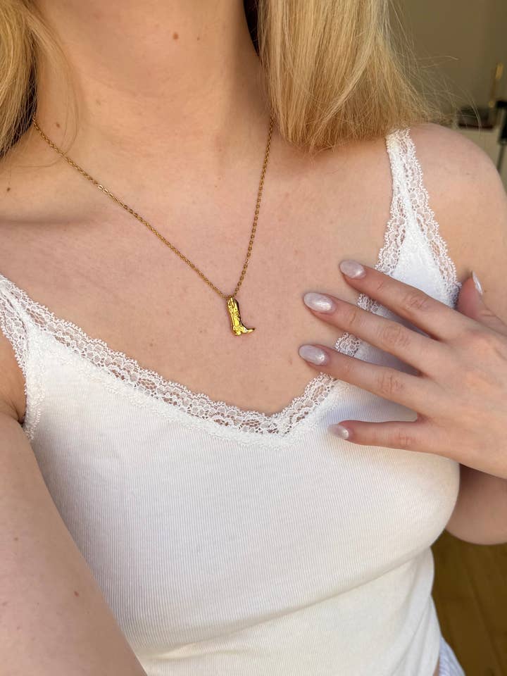 Cowgirl halskæde 2.0 for engroshandel hos Lestrouvaillesdejen