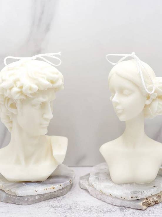 Candles Lab - Handmade soy wax big David sculpture or Elise for wholesale by Candles Lab