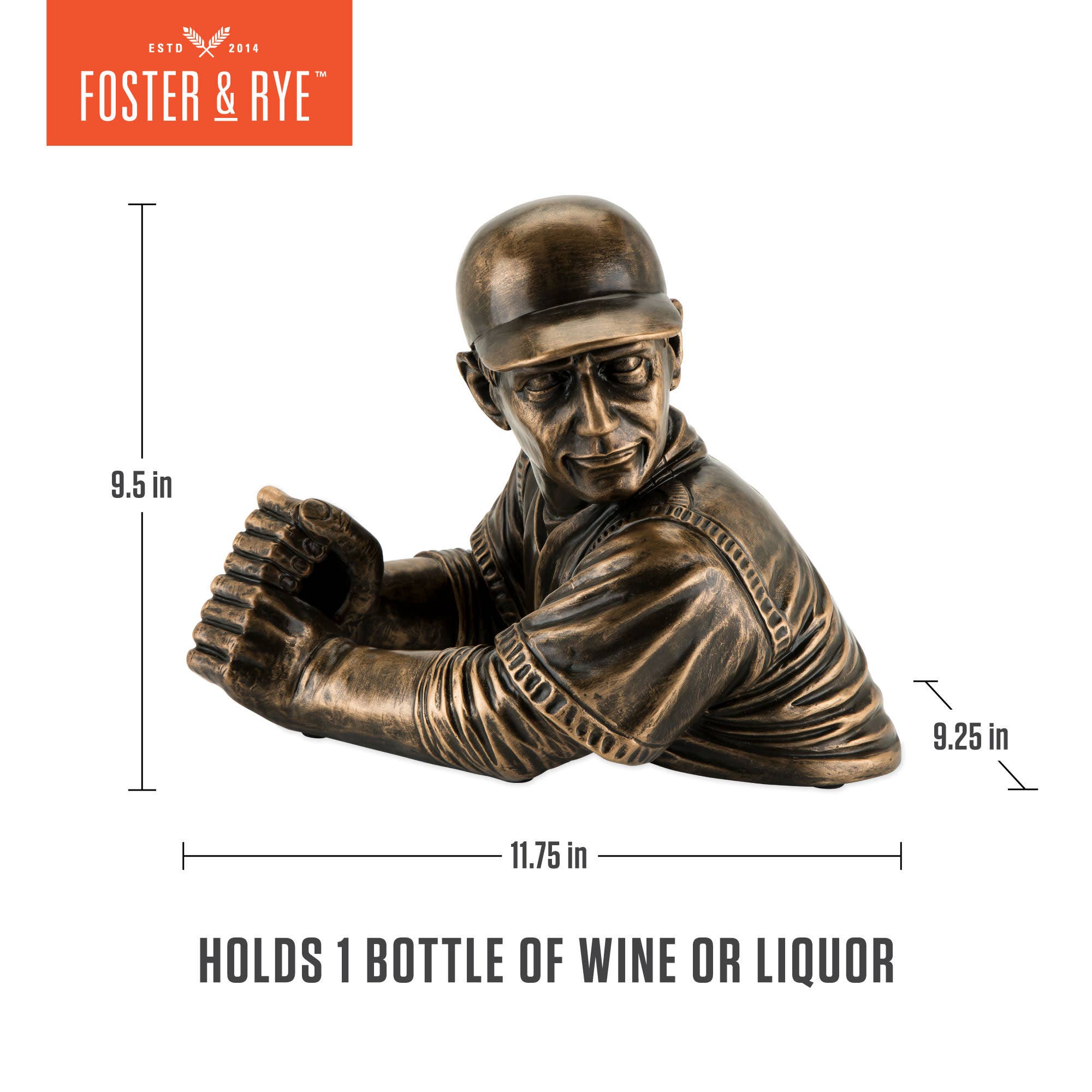 Foster & Rye - Wholesale Bottle Rack/Holder - Baseball Bottle Holder4