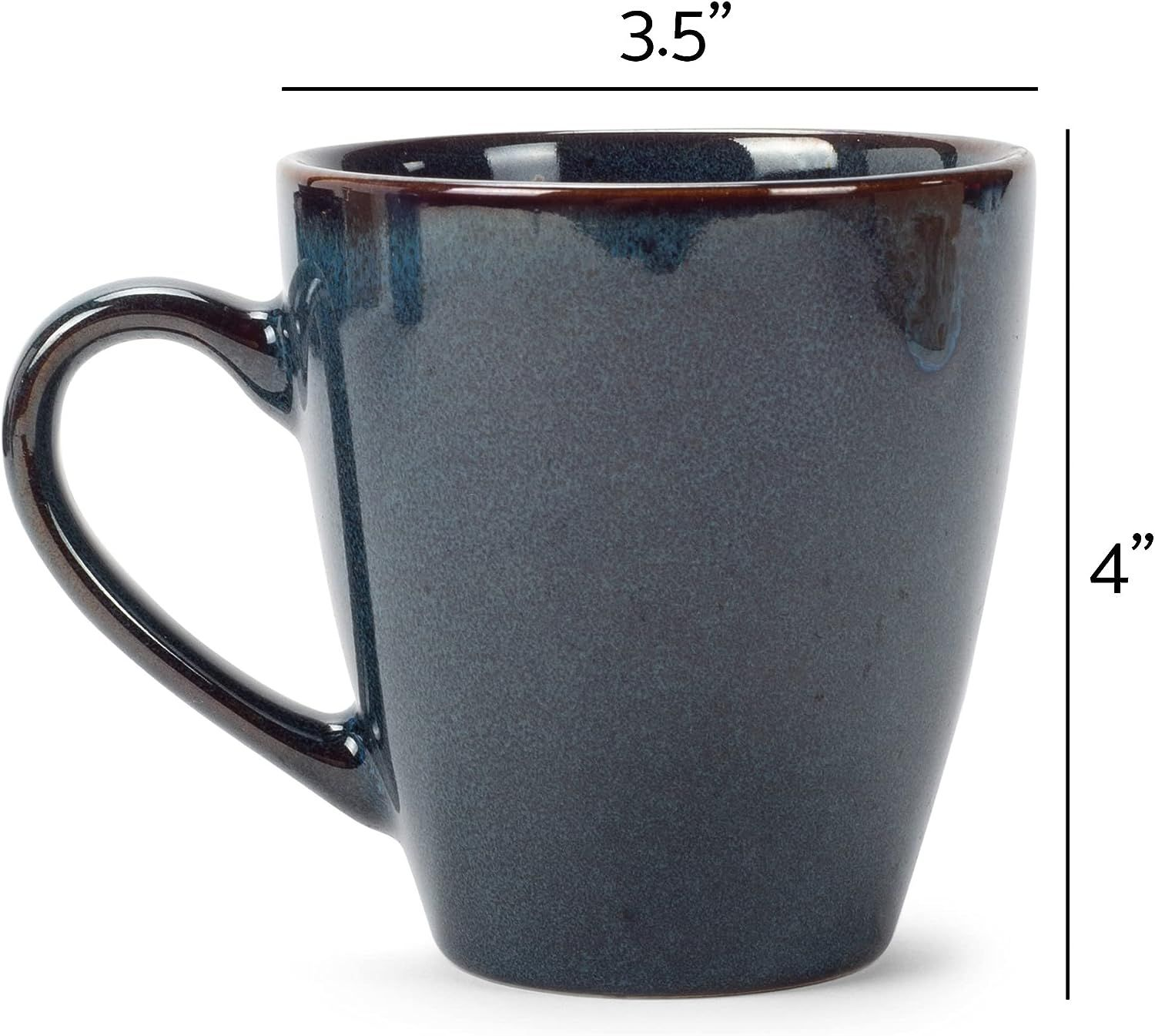 EAST AVENUE - Wholesale Coffee Mug - Smooth Mug 4-Pack Navy-Blue PRICE IS PER MUG1