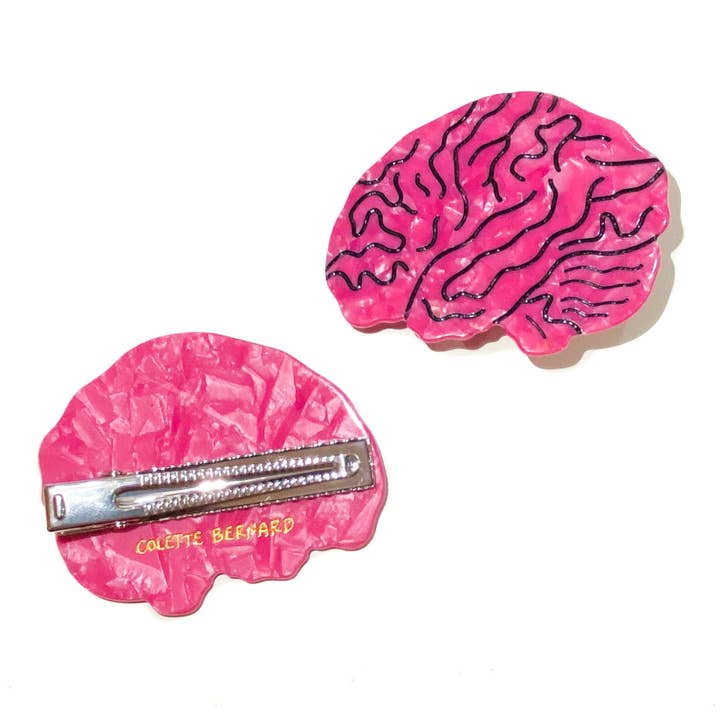Brain Hair Clip for wholesale by COLETTE BERNARD