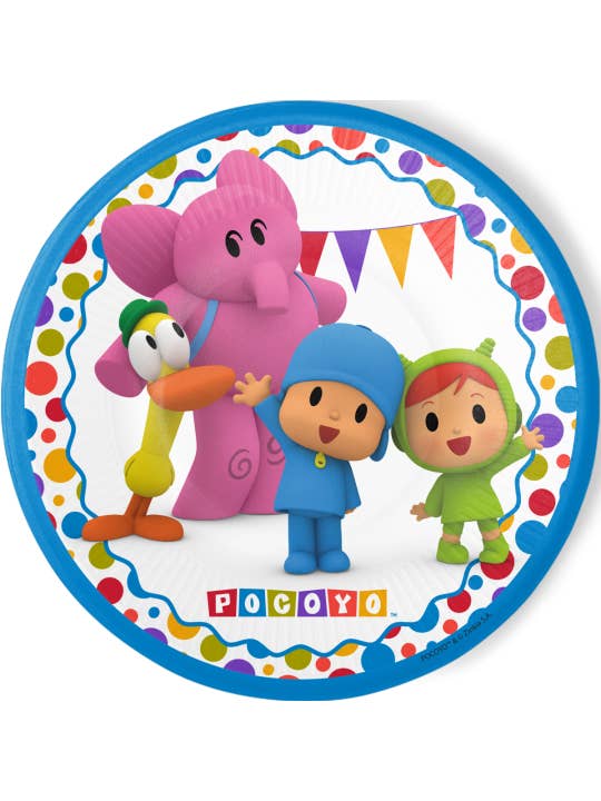 8 Assiettes Pocoyo 23 Cm pour la vente par Fiestora