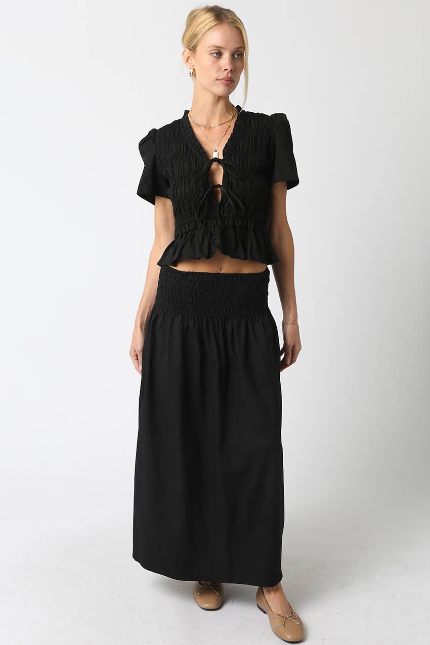 Olivaceous - Wholesale Blouse - Women's - Pamela Ruffled Top4