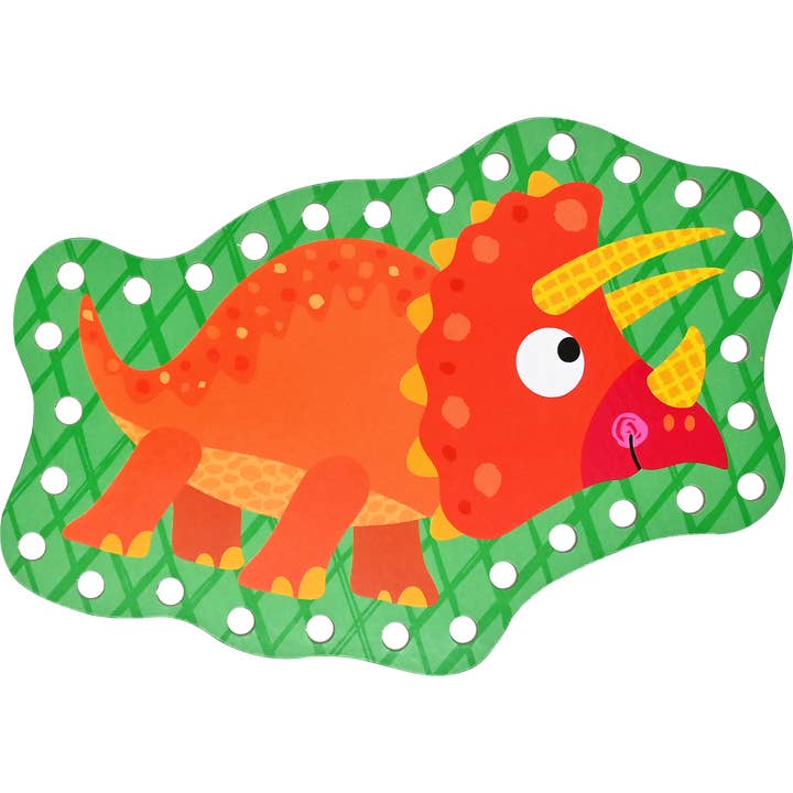Peter Pauper Press - Wholesale DIY Craft Kit - Kids - Dinosaurs Lacing Cards8