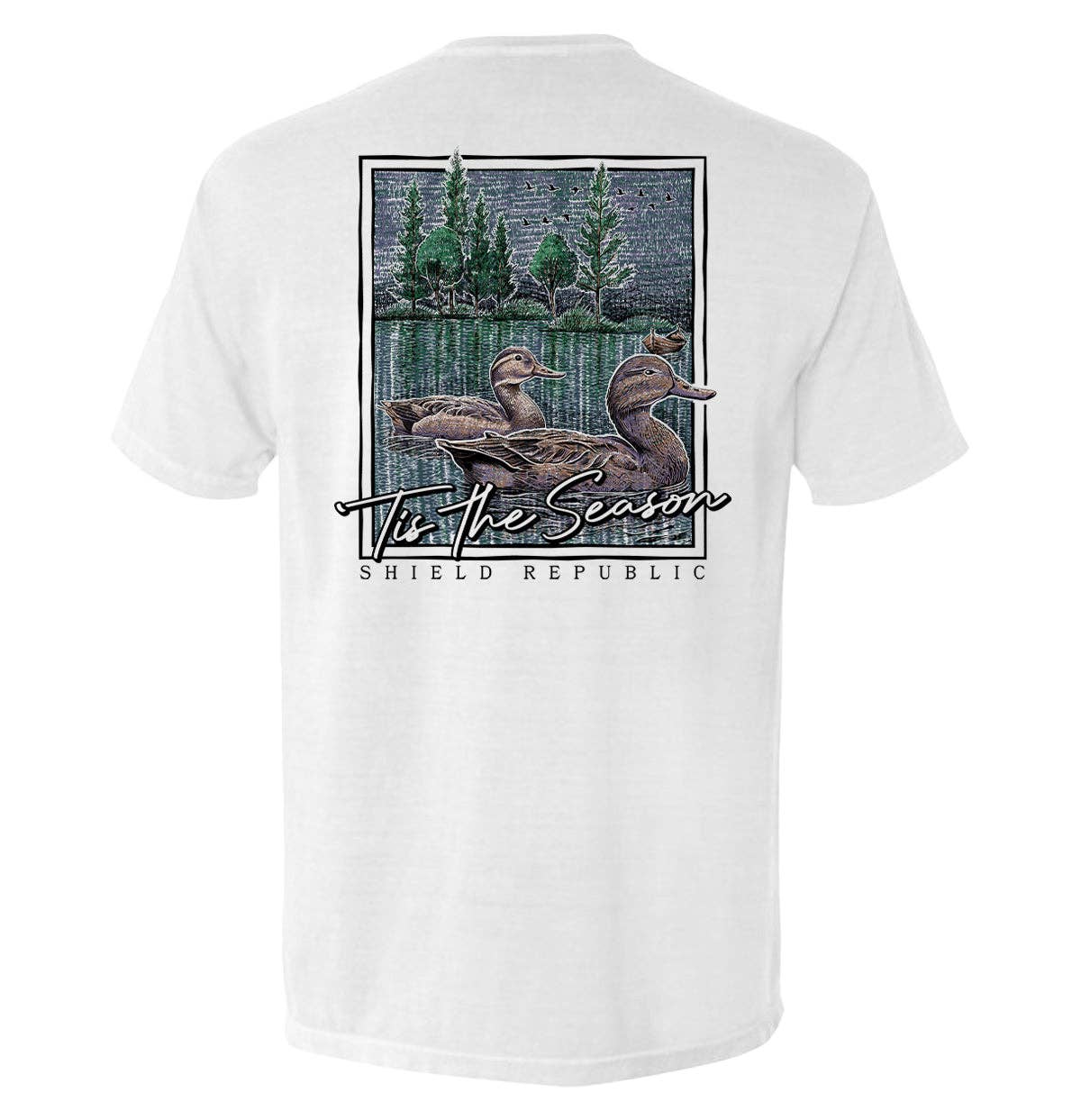 Shield Republic - Wholesale Screen Printed T-Shirt - Men's - Tis the Season Duck0