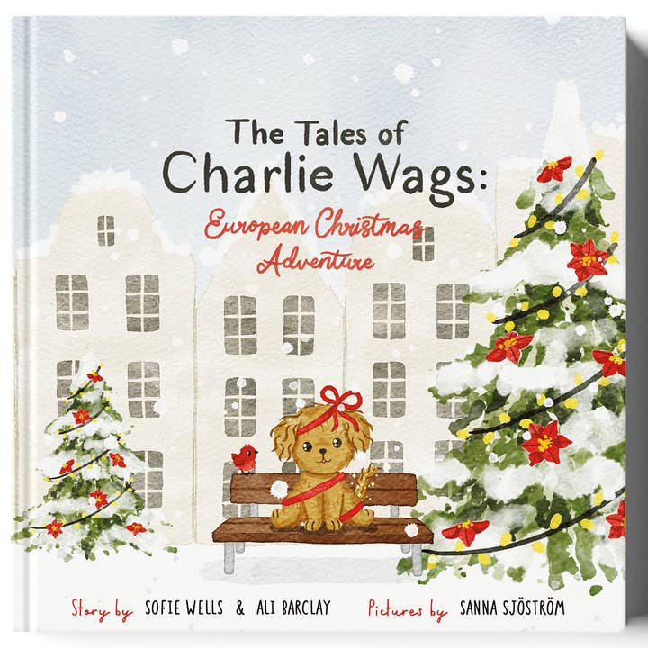 Les Contes de Charlie Wags : Aventure de Noël en Europe pour la vente par The Tales of Charlie Wags