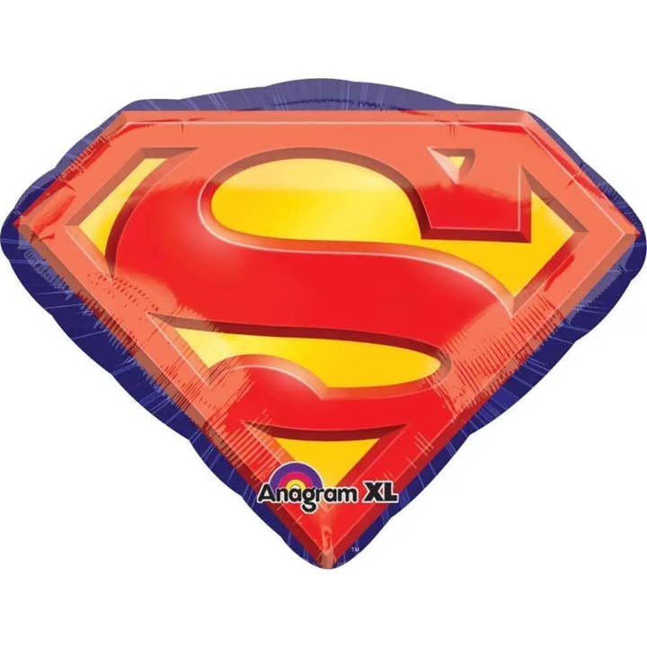 Anagram - 26" Superman Emblem Form Mylar Ballong - SS24 för wholesale av Party Expo, LLC