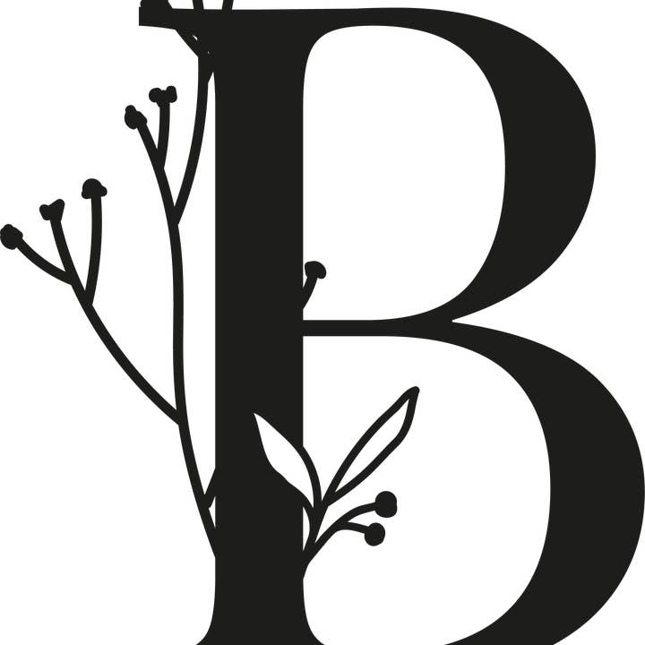 Keystone Steel Co. - Wholesale Wall Accent - Botanical Letter Wall Decor12