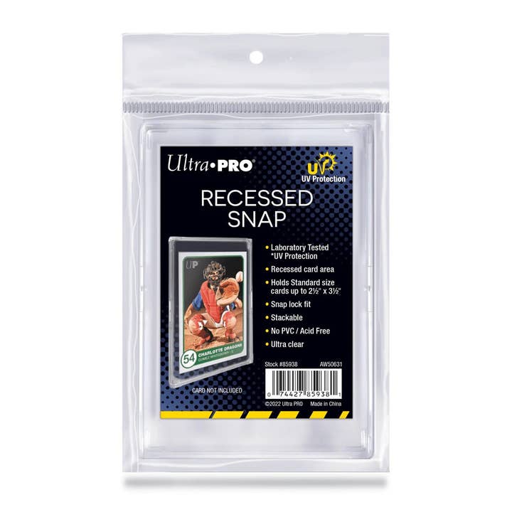 Recessed Snap Card Holder UV 1 pc. Ultra Pro for wholesale by Cardshouse