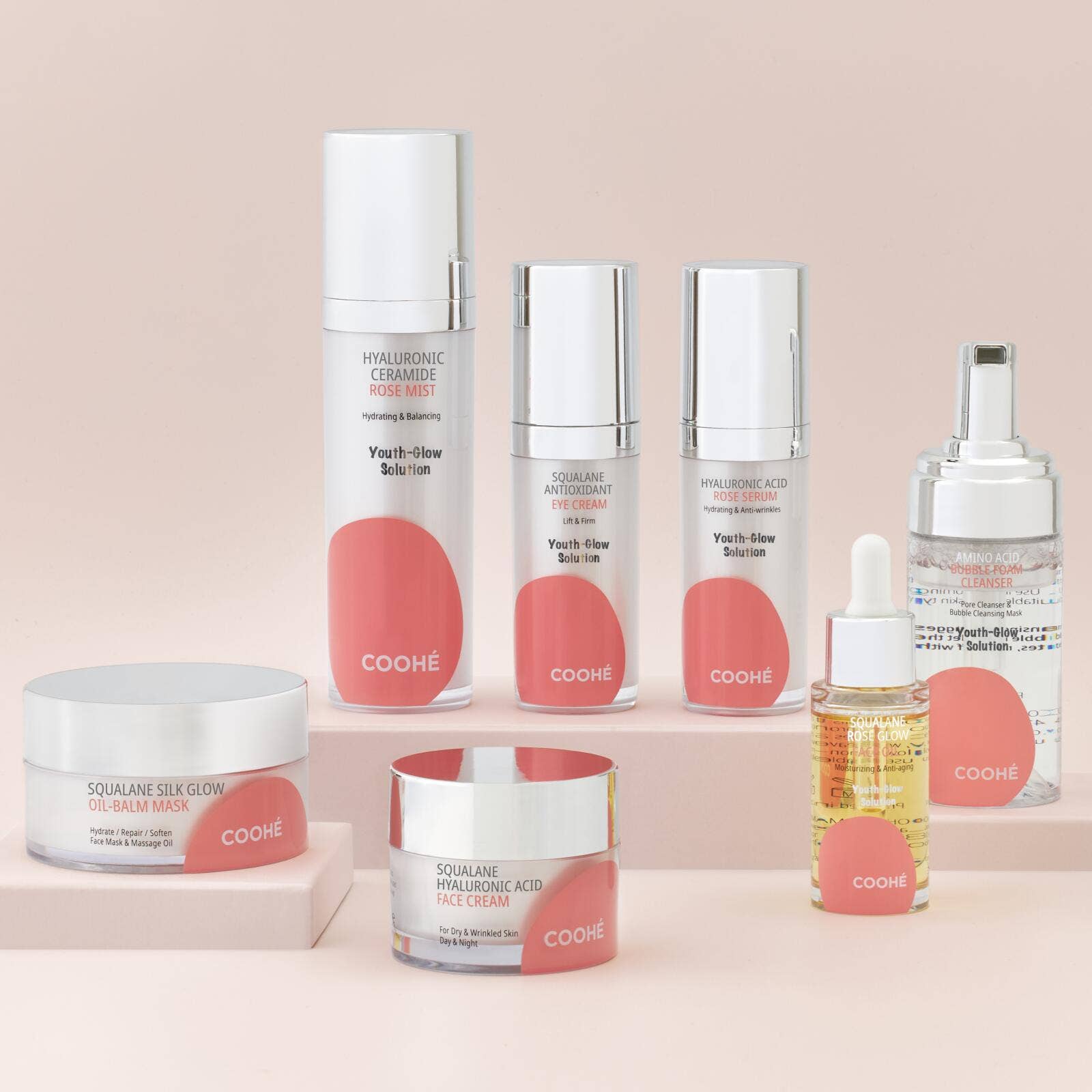 COOHE – wholesale Facial oil – Squalane Rose Glow Face Oil9