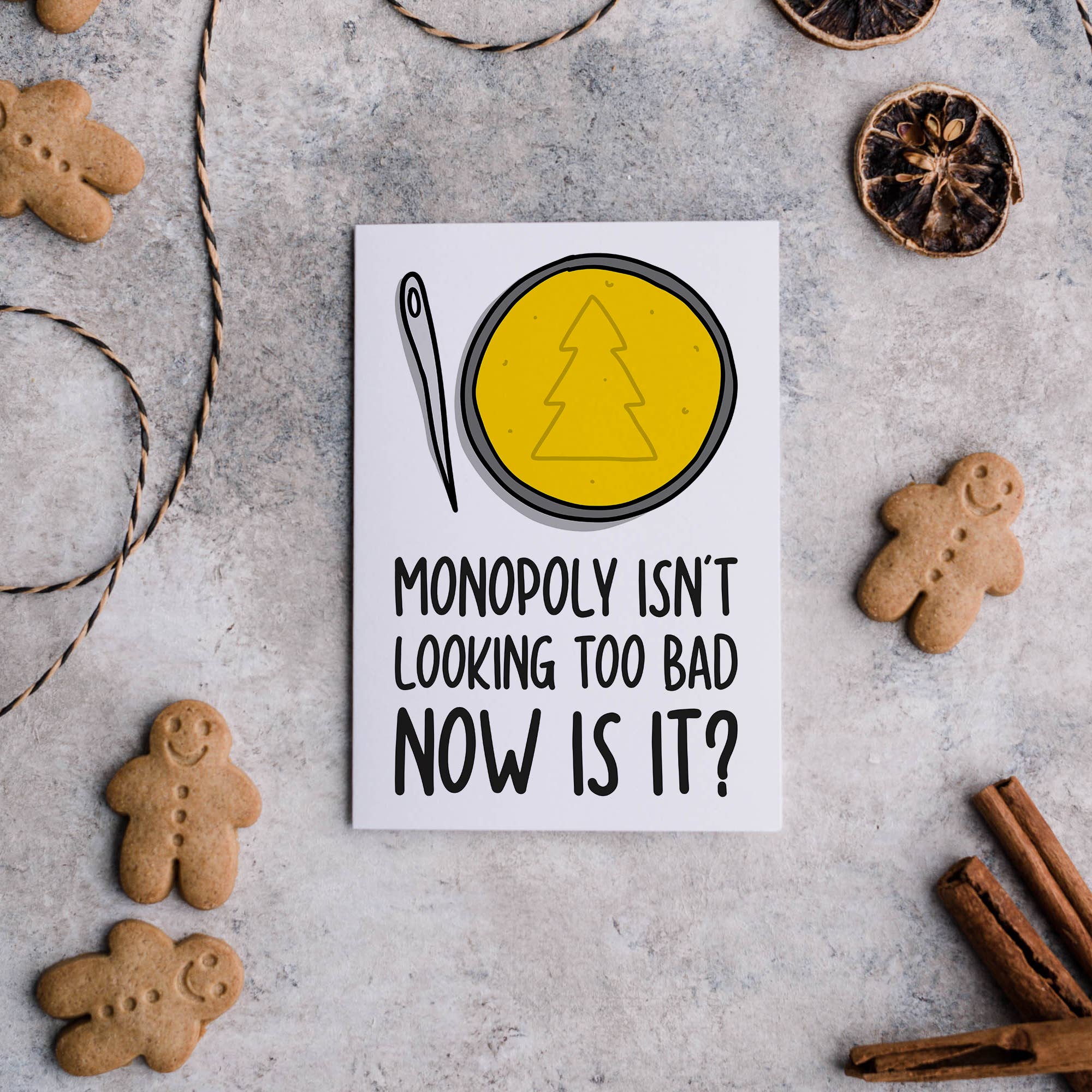 TeePee Creations - Wholesale Christmas Card - Squid Game Monopoly Christmas A6 Card2