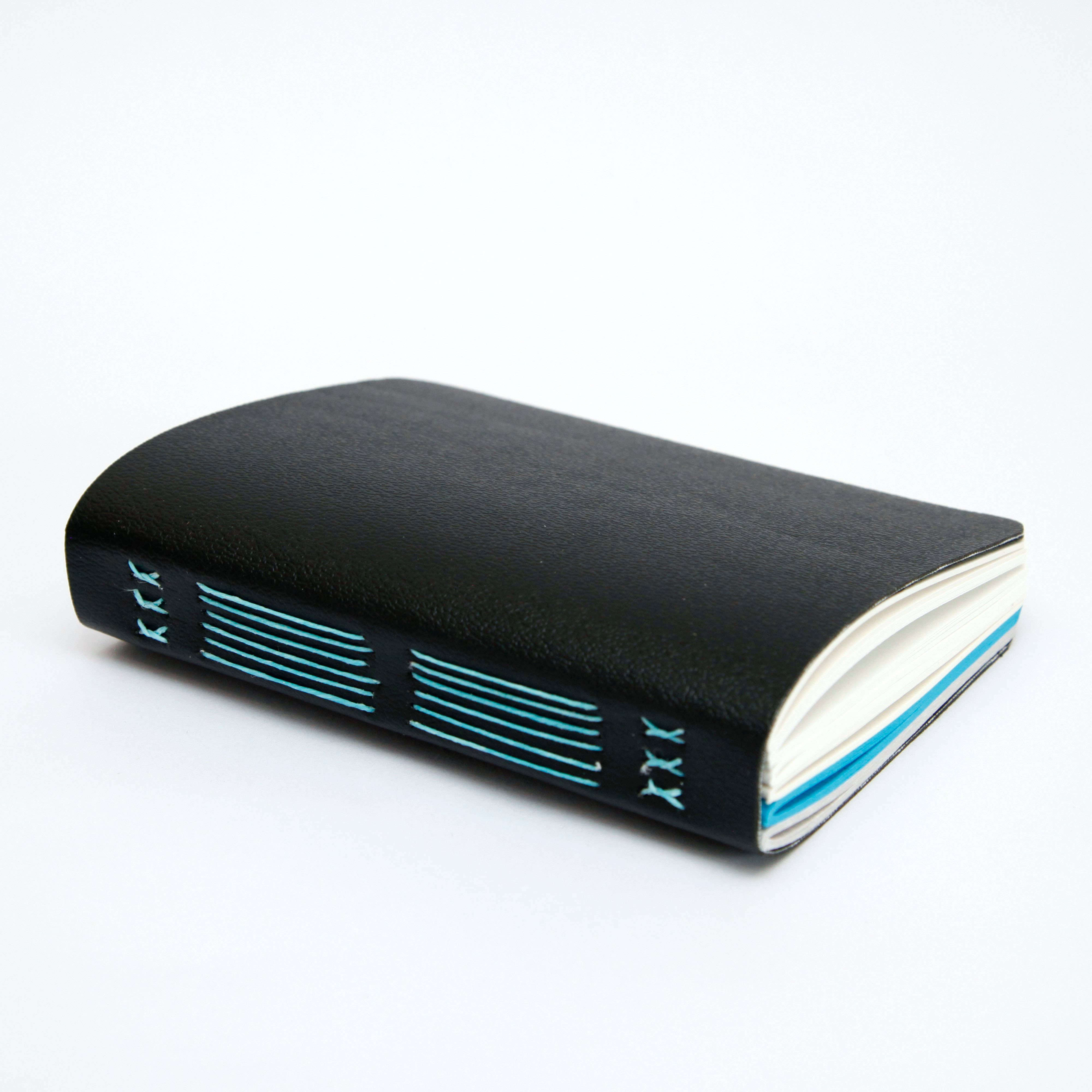 Original Brooks - Wholesale Notebook - Black Handsewn Notebook with Assorted Paper2