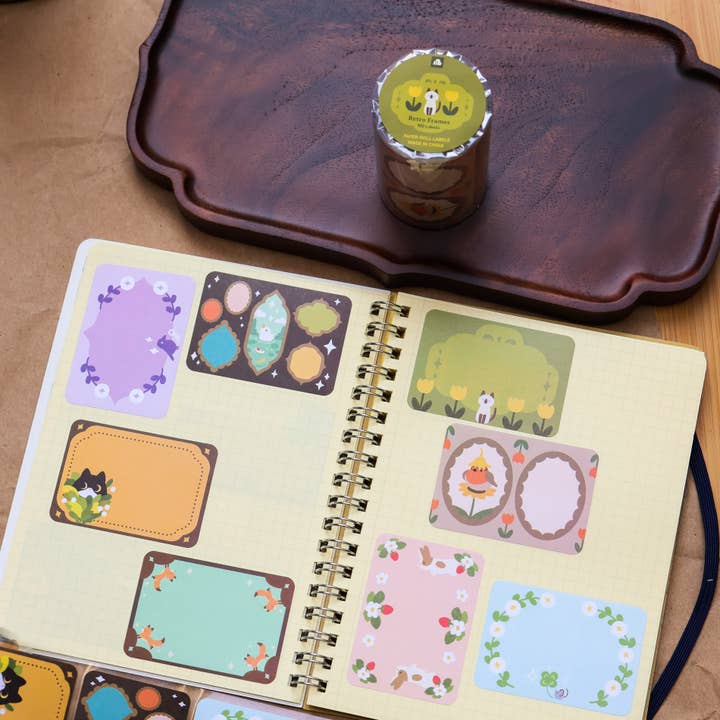 Thousand Skies - Wholesale Washi Tape - Paper Roll Labels - Retro Frames3