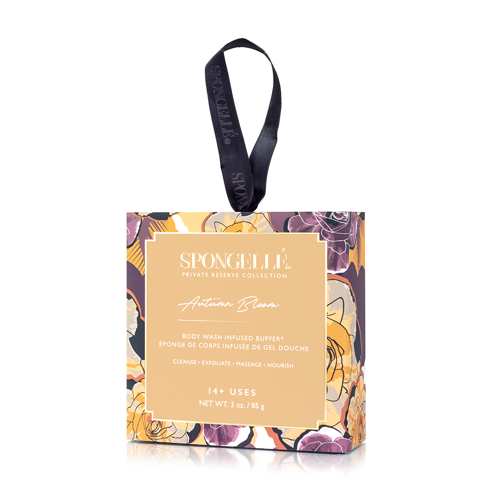 Spongellé | Christmas 2025 | Stocking Stuffers | Gifts – Großhandel Badepuff/-schwamm – Autumn Bloom Körperreinigungspads in Geschenkverpackung1