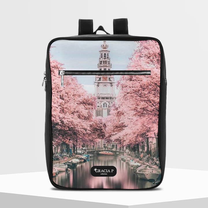 Gracia P Rejse Rygsæk - Made in Italy - Holland for engroshandel hos GLOBALSHOP SRL