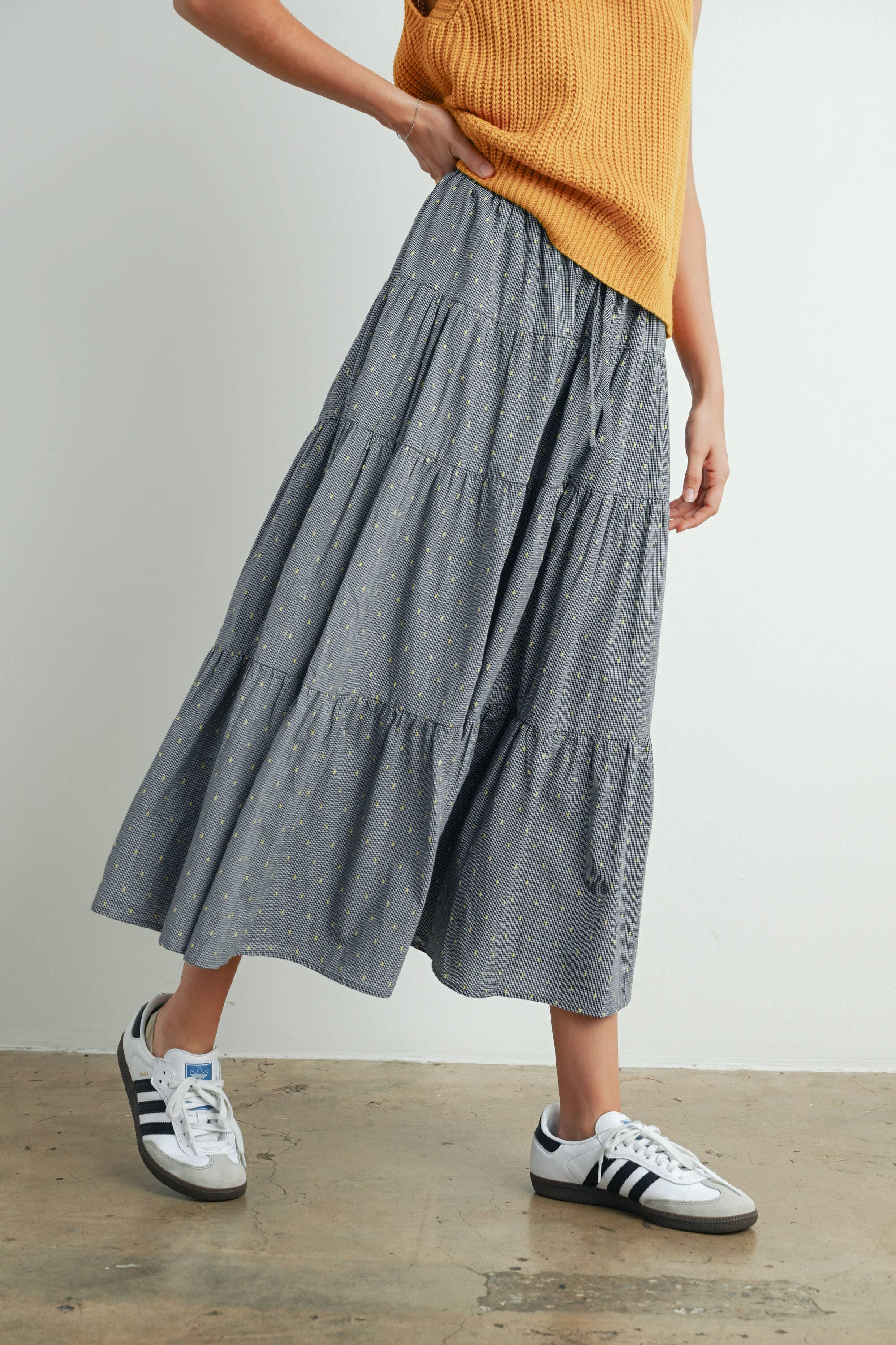 BUTTERMELON - Vendita all'ingrosso Gonna - Donna - Gonna Maxi Flowy - BMS762414