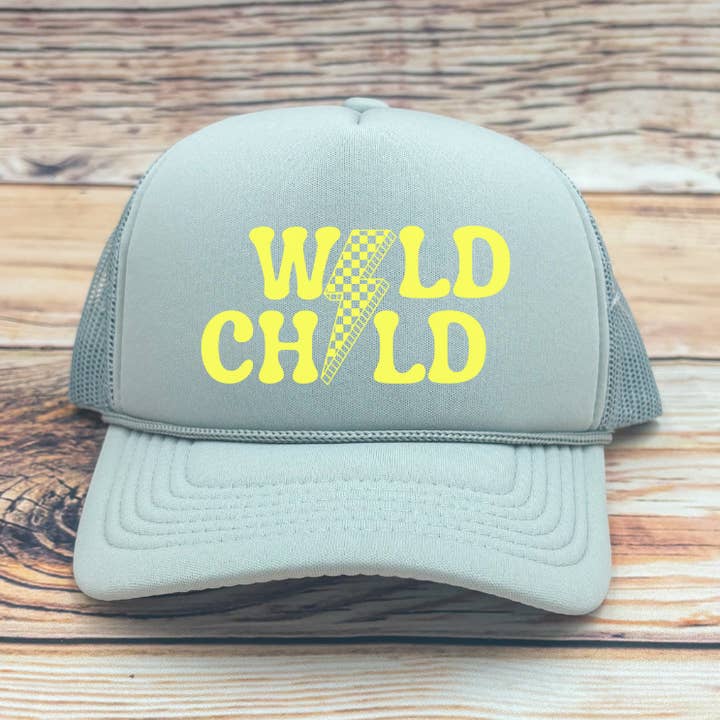Casquette de camionneur pour enfants Wild Child pour la vente par Sage & Soil