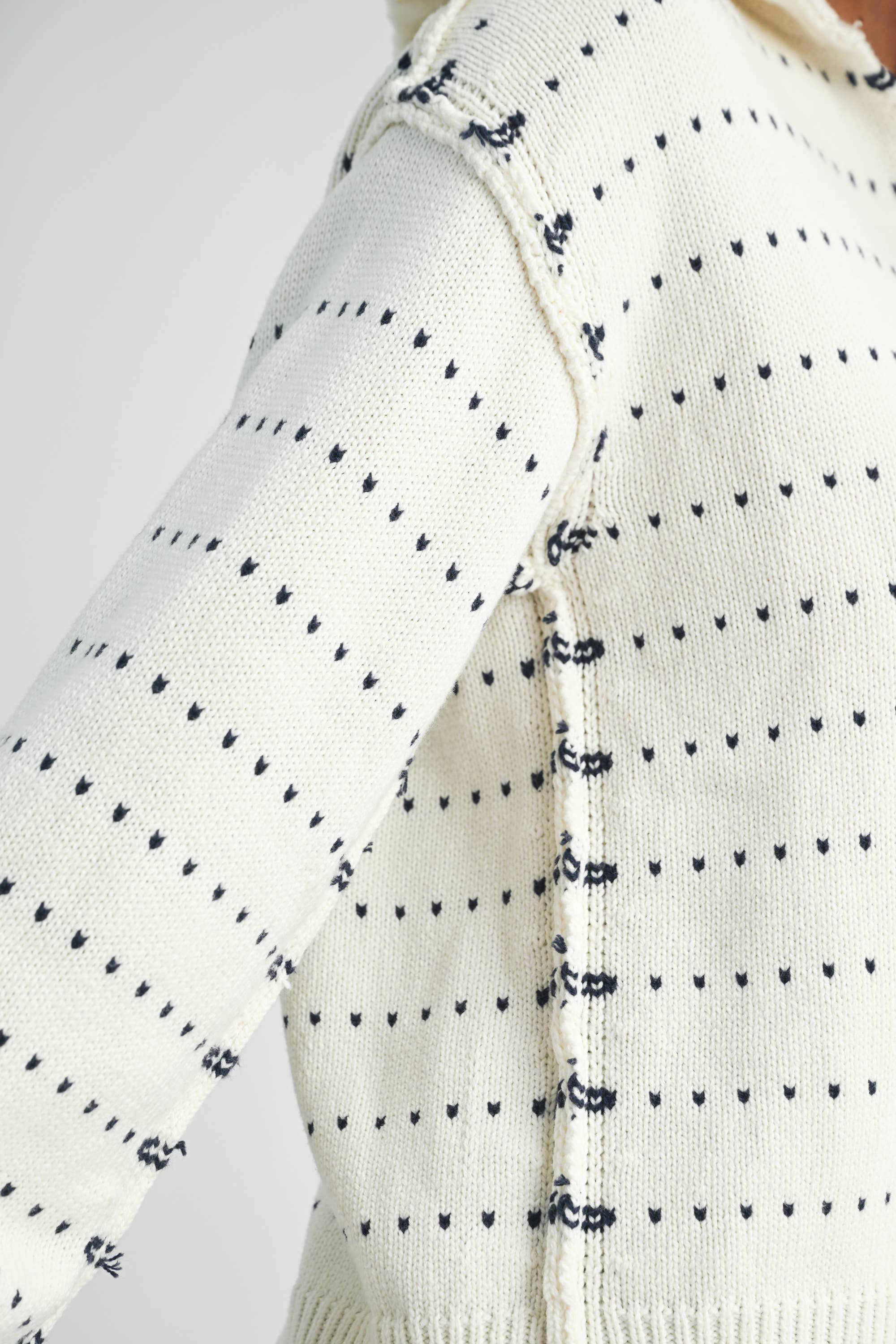 AEMI + CO - Wholesale Knit Sweater - Women's - 3294GK Dot Knit Pullover Sweater19