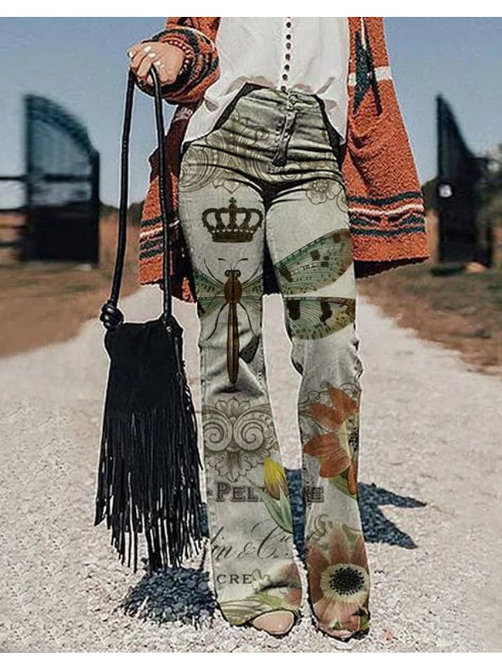 Tourtiwi - Wholesale Pants - Women's - Women's Wide Leg Pants Casual Trousers Flared Pants4