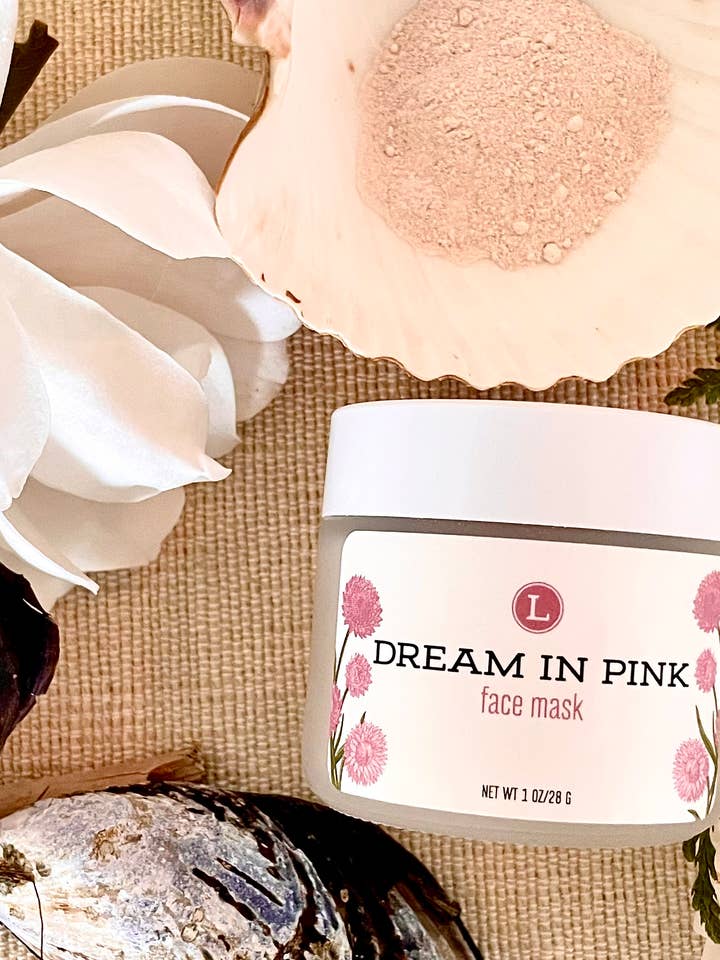 Dream In Pink Face Mask for wholesale by Liath Botanicals