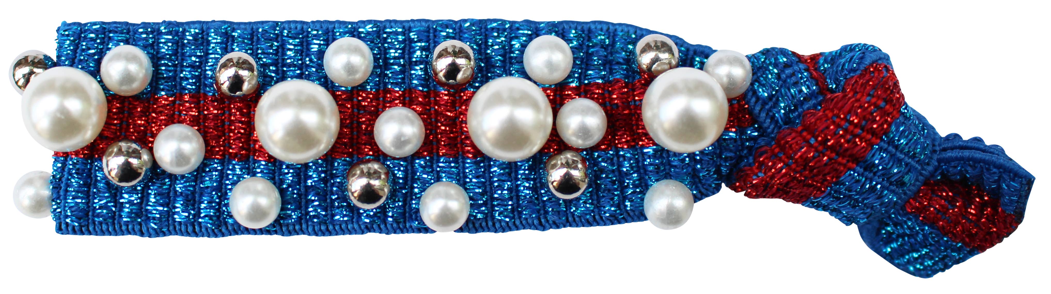Gemelli – Engroshandel Hårbånd - Dame – Perle Stud Hair Tie16