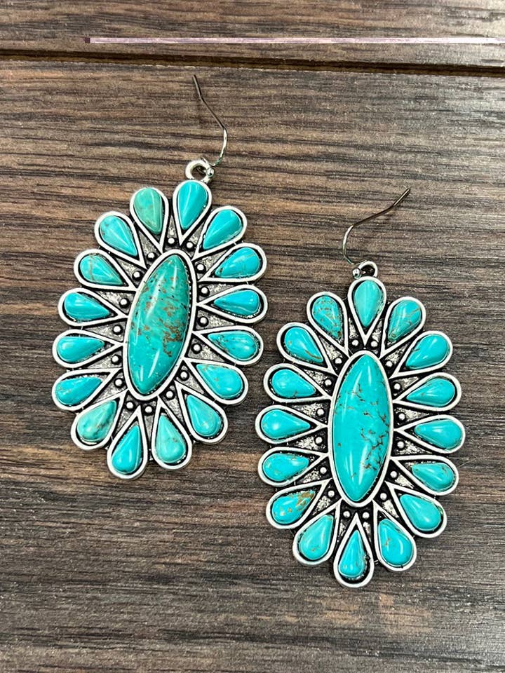 720453, Turquoise Earrings for wholesale by ISAC Trading Inc