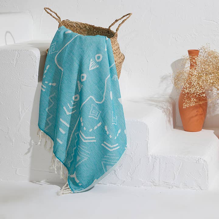 Kikoya - Wholesale Beach Towel - Shark Turkish Towels with Terry backing Full size Bath Beach