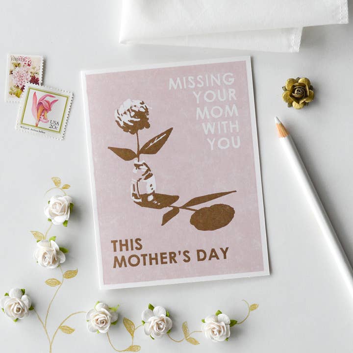Heartell Press - Wholesale Mother's Day Card - Missing Your Mom With You1