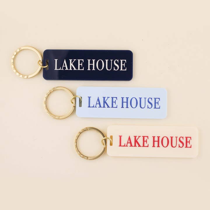 Lake House sleutelhanger voor wholesale door Freshwater Curated Goods