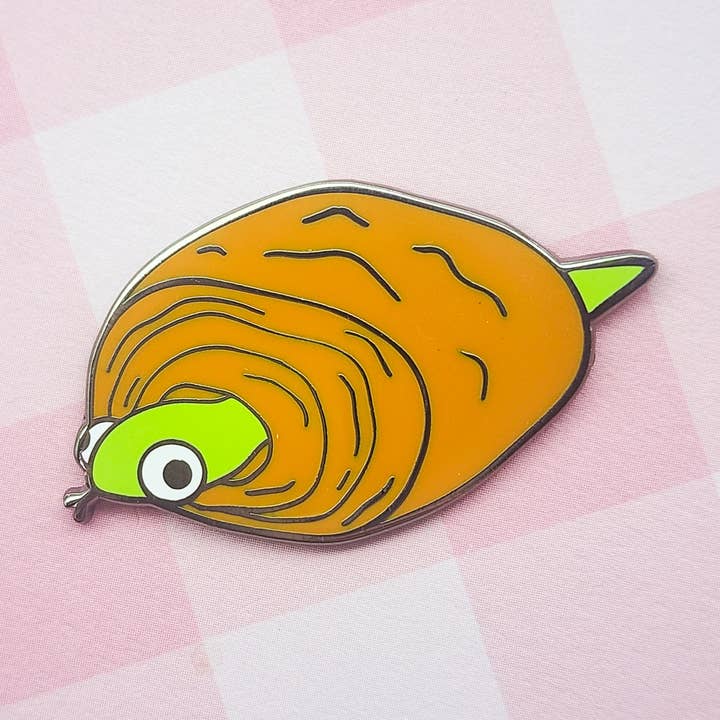 Toku Arts - Wholesale Lapel Pin/Button - Pain Au Serpent Enamel Pin0